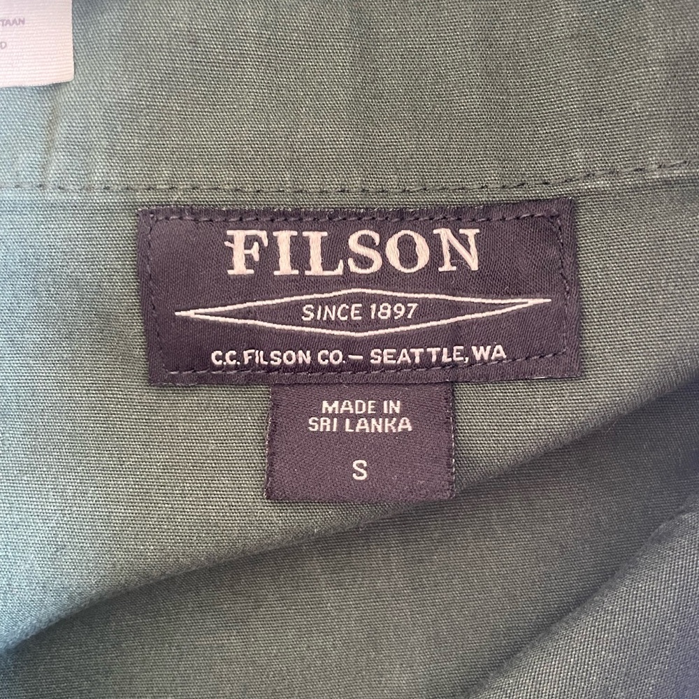 Filson Green Shorts